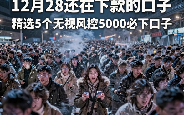 12月28还在下款的口子，精选5个无视风控5000必下口子