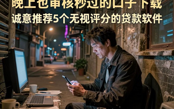 晚上也审核秒过的口子下载，诚意推荐5个无视评分的贷款软件