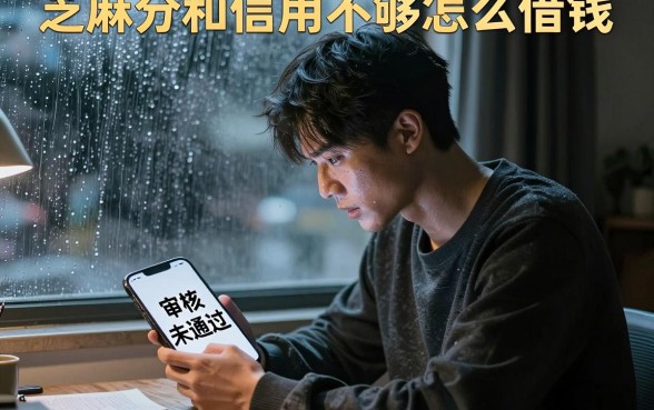 芝麻分和信用不够怎么借钱,枚举五个最新口子无视黑白户网贷