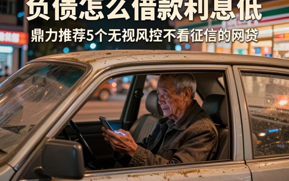 负债怎么借款利息低,鼎力推荐5个无视风控不看征信的网贷