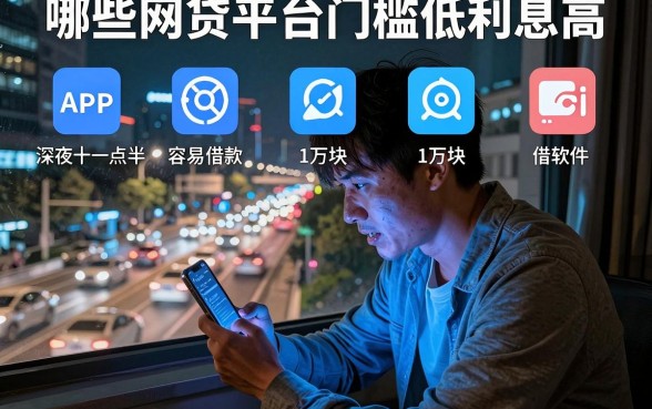 哪些网贷平台门槛低利息高,陈列五个APP容易借款1万块的软件