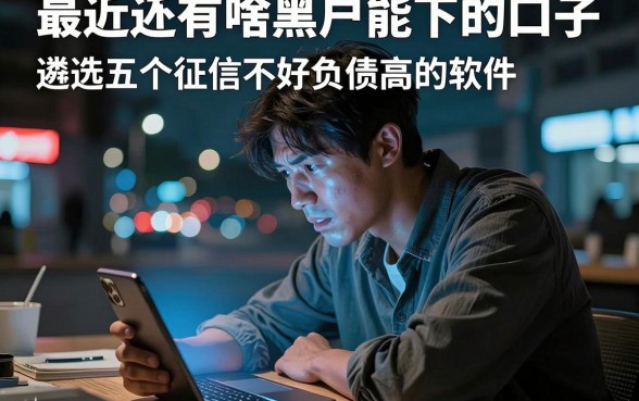 最近还有啥黑户能下的口子,遴选五个征信不好负债高的软件