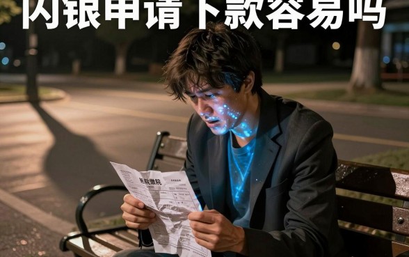 闪银申请下款容易吗，胪列5个最新口子无视黑白户网贷