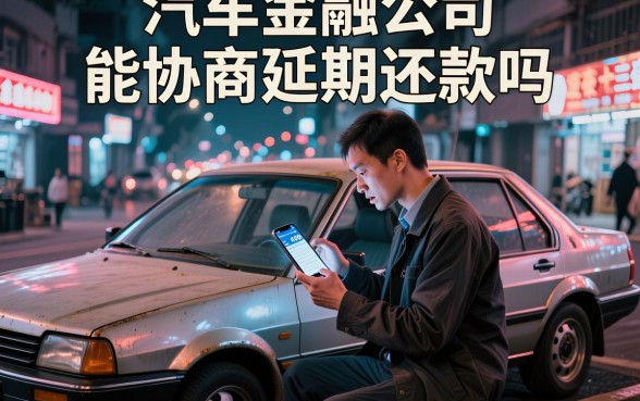 汽车金融公司能协商延期还款吗,遴选五个百分百下款无视黑白户网贷软件