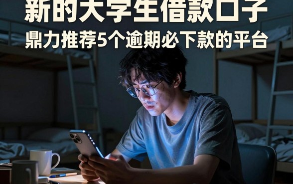 新的大学生借款口子，鼎力推荐5个逾期必下款的平台