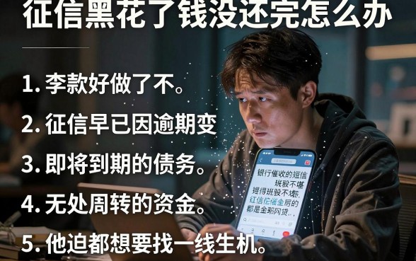 征信黑花了钱没还完怎么办,胪列5个贷款好做不看征信的软件