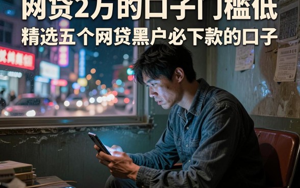 网贷2万的口子门槛低，精选五个网贷黑户必下款的口子