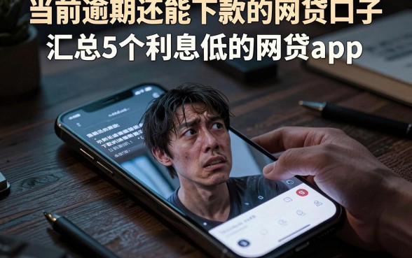 当前逾期还能下款的网贷口子,汇总5个利息低的网贷app