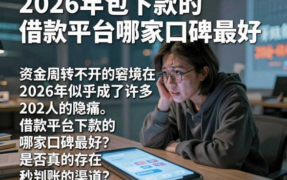 2026年包下款的借款平台哪家口碑最好,详细阐述五个高能分期贷款平台新秀