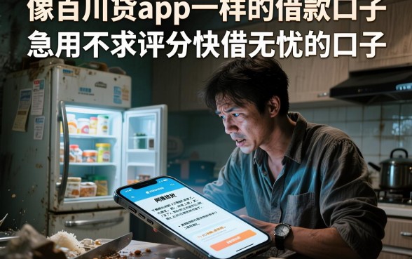 像百川贷app一样的借款口子，陈列5个急用不求评分快借无忧的口子
