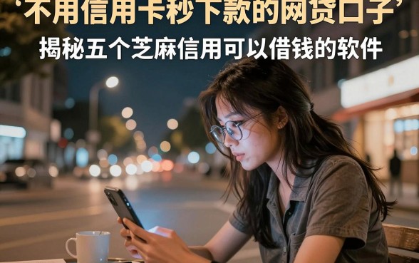 不用信用卡秒下款的网贷口子，揭秘五个芝麻信用可以借钱的软件