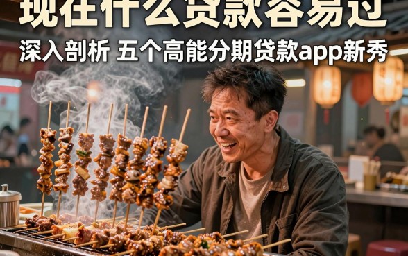 现在什么贷款容易过,深入剖析五个高能分期贷款app新秀