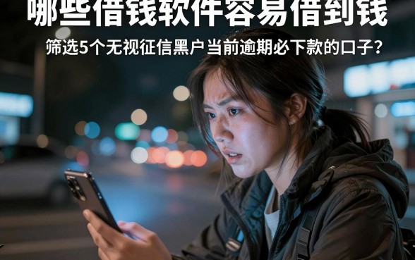 哪些借钱软件容易借到钱,筛选5个无视征信黑户当前逾期必下款的口子