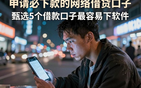 申请必下款的网络借贷口子,甄选5个借款口子最容易下软件