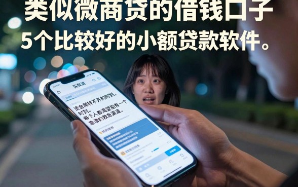 类似微商贷的借钱口子,概括5个比较好的小额贷款软件