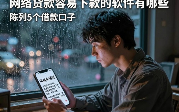 网络贷款容易下款的软件有哪些,陈列5个借款口子最容易下软件