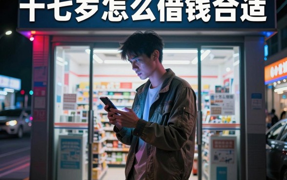 十七岁怎么借钱合适,陈列5个黑户下款平台