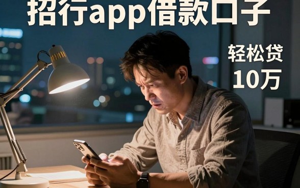 招行app借款口子,细致阐述五个轻松贷10万的app