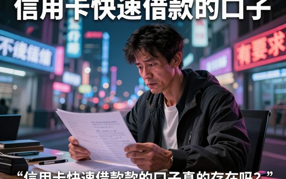 信用卡快速借款的口子,详细阐述5个可以不看征信就能下款的平台