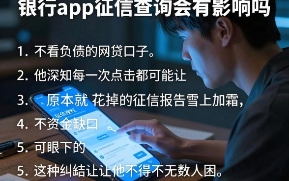 银行app征信查询会有影响吗,罗列5个不看负债的网贷口子