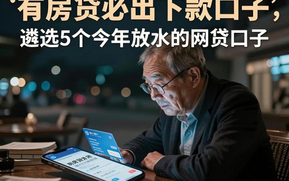有房贷必出下款口子,遴选5个今年放水的网贷口子