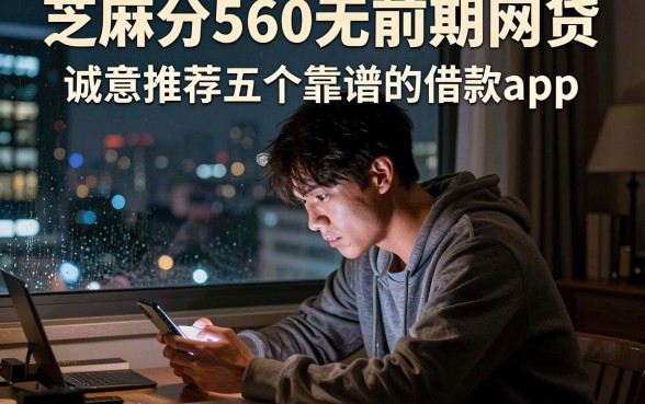 芝麻分560无前期网贷,诚意推荐五个靠谱的借款app