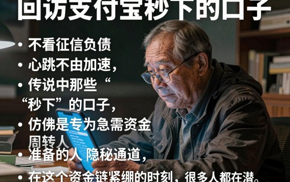回访支付宝秒下的口子,概括五个不看征信负债的网贷百分百下款app
