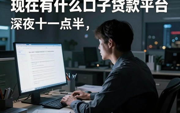 现在有什么口子贷款平台,整合5个最新网贷口子今日整理这五个软件