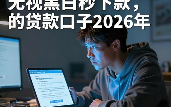 无视黑白秒下款的贷款口子2026年，筛选5个公积金借钱平台