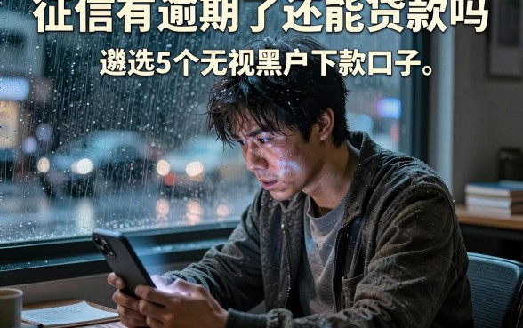 征信有逾期了还能贷款吗,遴选5个无视黑户下款口子