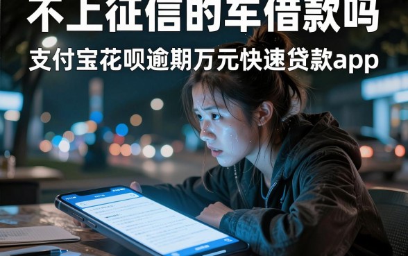不上征信的车借款吗,筛选5个支付宝花呗逾期万元快速贷款app