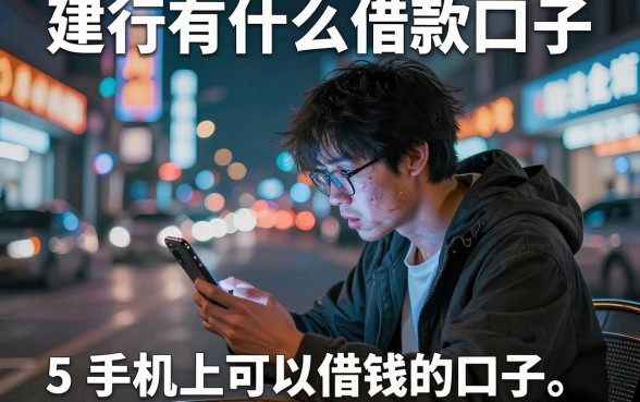 建行有什么借款口子，整理5个手机上可以借钱的口子