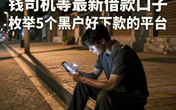 钱司机等最新借款口子，枚举5个黑户好下款的平台
