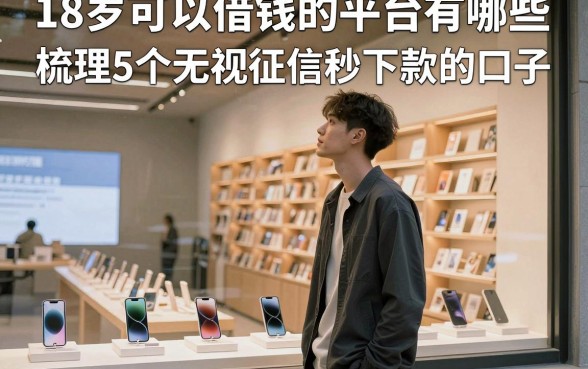 18岁可以借钱的平台有哪些,梳理5个无视征信秒下款的口子