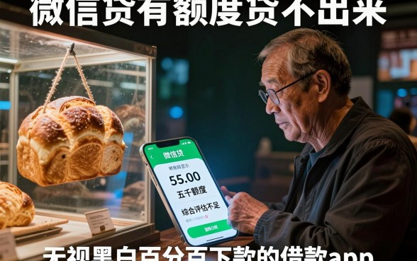 微信贷有额度贷不出来,归纳5个无视黑白百分百下款的借款app