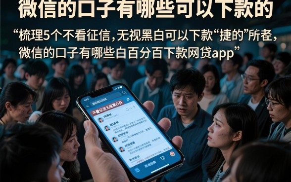 微信的口子有哪些可以下款的，梳理5个不看征信无视黑白百分百下款网贷app
