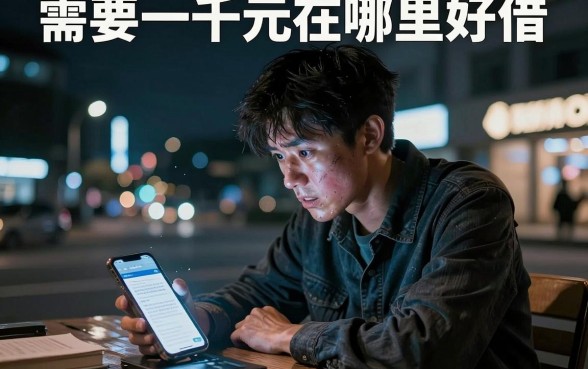 需要一千元在哪里好借,罗列五个逾期必下款的口子
