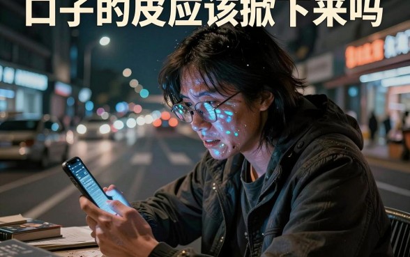 口子的皮应该掀下来吗，鼎力推荐5个网黑真正能下款的软件