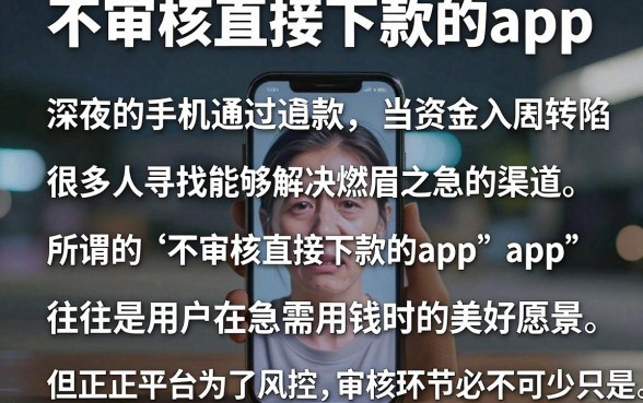 不审核直接下款的app,归纳五个贷款通过高的平台