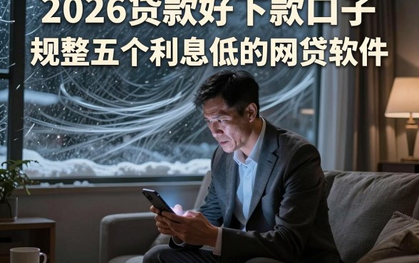 2026贷款好下款口子，规整五个利息低的网贷软件