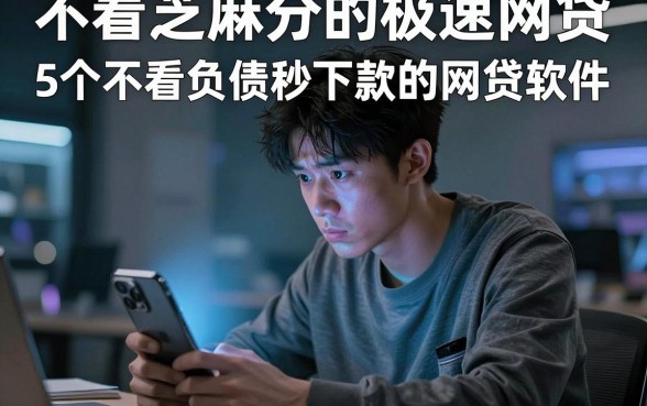不看芝麻分的极速网贷,详尽说明5个不看负债秒下款的网贷软件