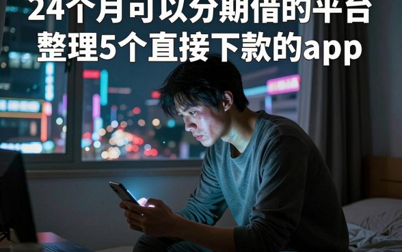24个月可以分期借的平台,整理5个直接下款的app
