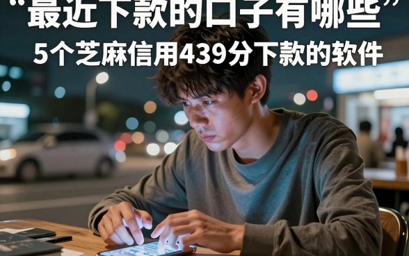 最近下款的口子有哪些,枚举5个芝麻信用439分下款的软件