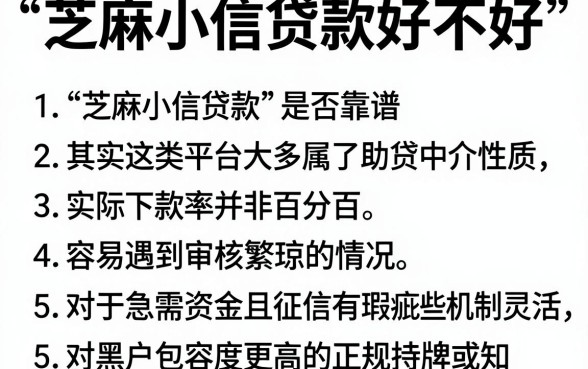 芝麻小信贷款好不好,整理五个无视黑户百分百下款app