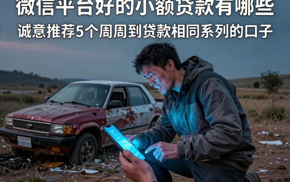 微信平台好的小额贷款有哪些，诚意推荐5个周周到贷款相同系列的口子
