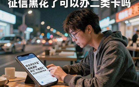 征信黑花了可以办二类卡吗,细致阐述五个不上征信的贷款口子