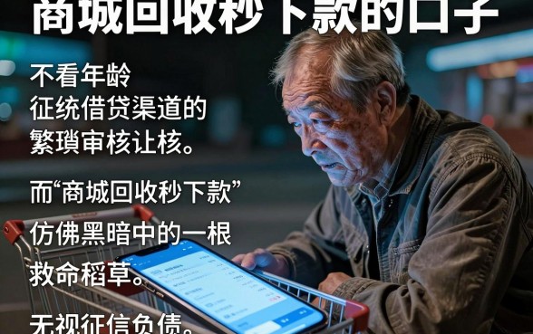 商城回收秒下款的口子,详细阐述五个不看年龄征信负债的口子