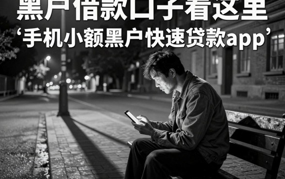 黑白户借款口子看这里，枚举5个手机小额黑户快速贷款app