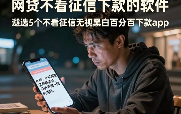 网贷不看征信下款的软件,遴选5个不看征信无视黑白百分百下款app