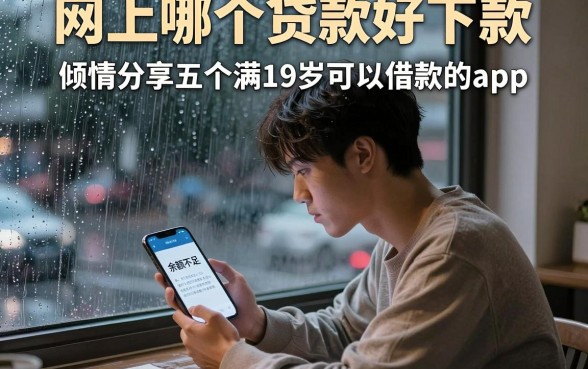 网上哪个贷款好下款，倾情分享五个满19岁可以借款的app